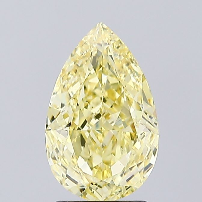 2.10 Carat Pear Shaped, Ideal Cut, VS1 Clarity, IGI Certified Lab Grown Diamond