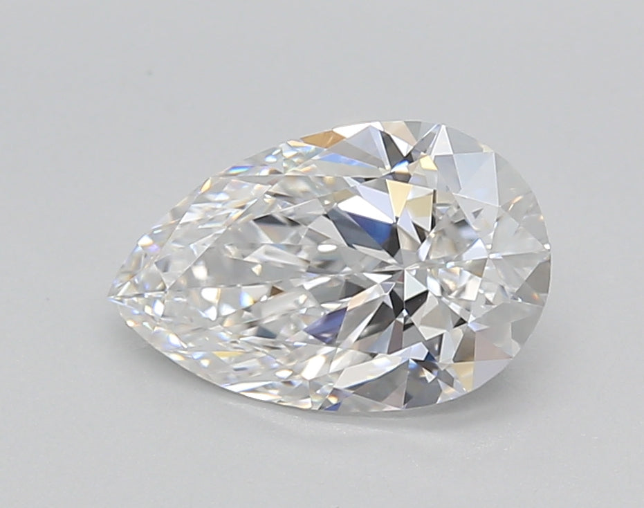 1.51 Carat Pear Shaped, Ideal Cut, D Color, VVS2 Clarity, IGI Certified Lab Grown Diamond