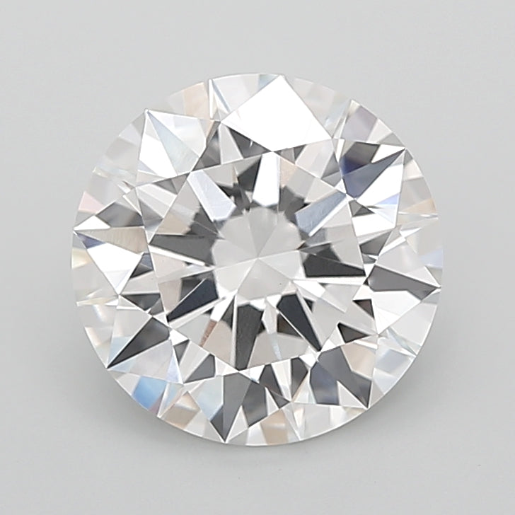 7.03 Carat Round Shaped, Ideal Cut, F Color, VVS2 Clarity, IGI Certified Lab Grown Diamond