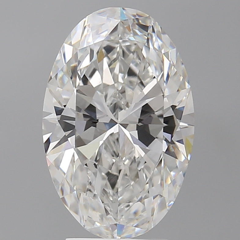 4.02 Carat Oval Shaped, Ideal Cut, E Color, VS1 Clarity, IGI Certified Lab Grown Diamond