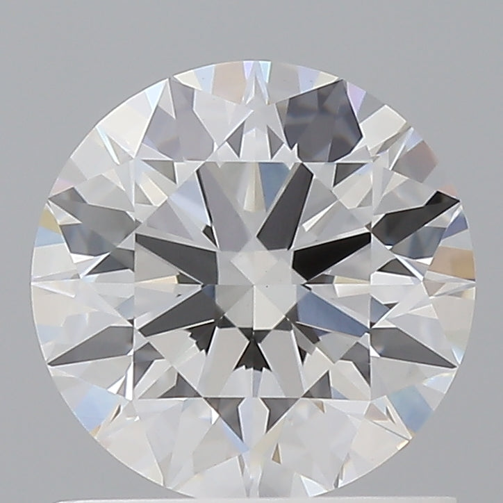 1.04 Carat Round Shaped, Excellent Cut, F Color, VVS2 Clarity, GCAL Certified Lab Grown Diamond