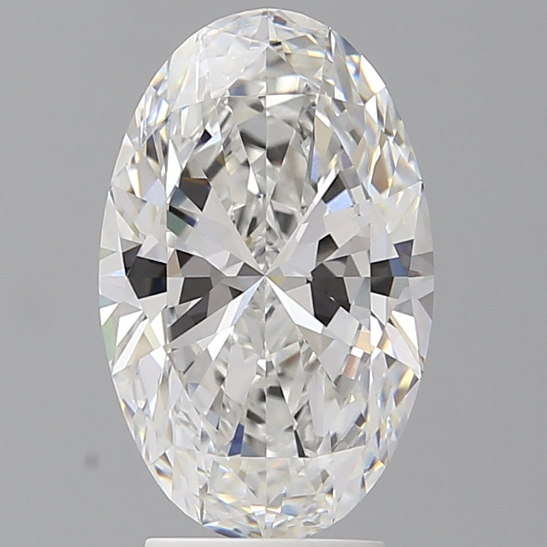 3.54 Carat Oval Shaped, Ideal Cut, E Color, VVS2 Clarity, IGI Certified Lab Grown Diamond