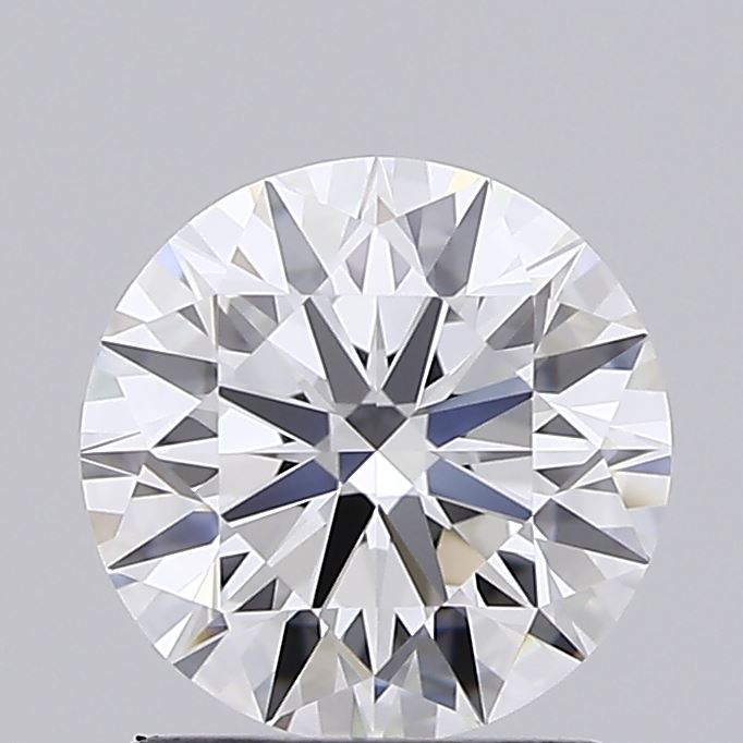 1.54 Carat Round Shaped, Ideal Cut, D Color, VS1 Clarity, IGI Certified Lab Grown Diamond