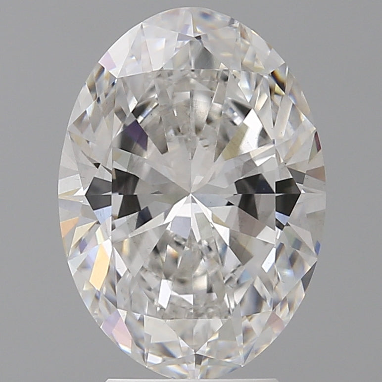 4.00 Carat Oval Shaped, Ideal Cut, E Color, SI1 Clarity, IGI Certified Lab Grown Diamond