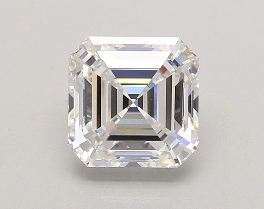 2.03 Carat Asscher Shaped, Ideal Cut, D Color, VVS1 Clarity, IGI Certified Lab Grown Diamond