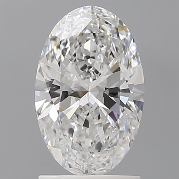 1.53 Carat Oval Shaped, Ideal Cut, D Color, VVS2 Clarity, IGI Certified Lab Grown Diamond