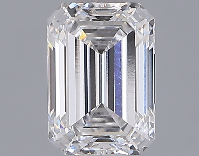 1.02 Carat Emerald Shaped, Ideal Cut, D Color, VVS1 Clarity, IGI Certified Lab Grown Diamond