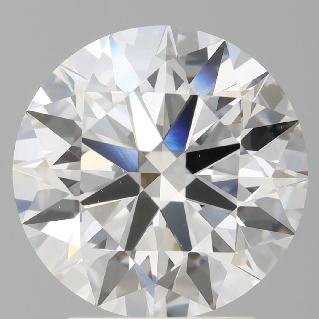 3.06 Carat Round Shaped, Very Good Cut, E Color, VS1 Clarity, IGI Certified Lab Grown Diamond