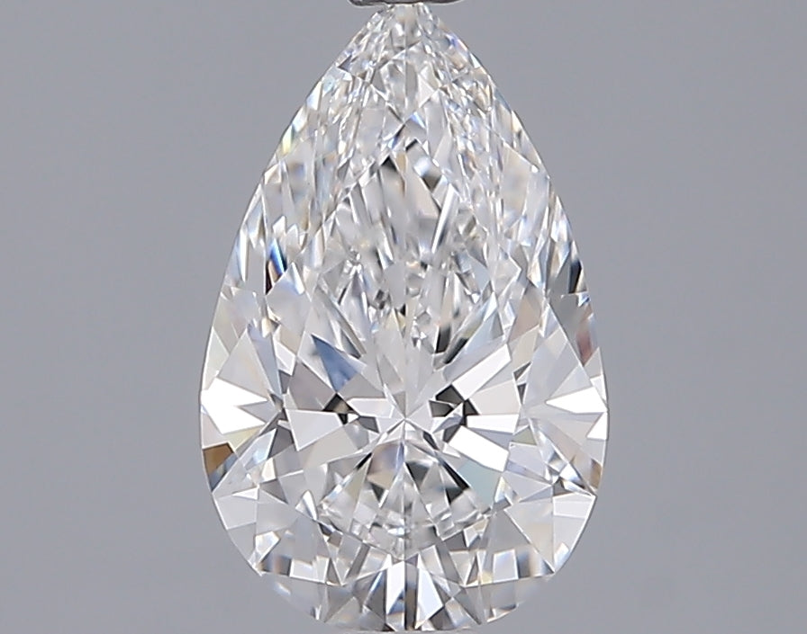 1.55 Carat Pear Shaped, Ideal Cut, D Color, VVS2 Clarity, IGI Certified Lab Grown Diamond