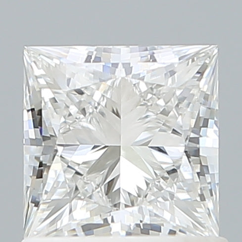 1.07 Carat Princess Shaped, Ideal Cut, E Color, VVS1 Clarity, IGI Certified Lab Grown Diamond
