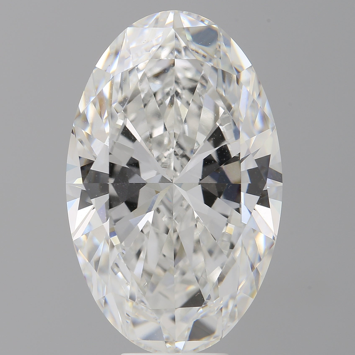 10.02 Carat Oval Shaped, Ideal Cut, F Color, VVS2 Clarity, IGI Certified Lab Grown Diamond