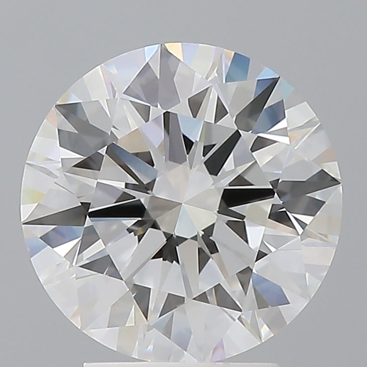 3.55 Carat Round Shaped, Ideal Cut, E Color, VVS2 Clarity, IGI Certified Lab Grown Diamond
