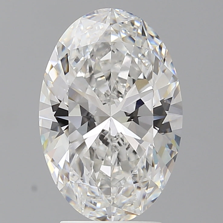 3.50 Carat Oval Shaped, Ideal Cut, E Color, VVS2 Clarity, IGI Certified Lab Grown Diamond
