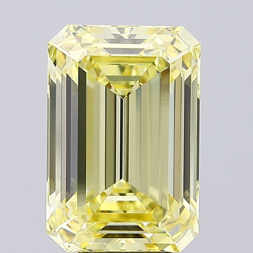 6.52 Carat Emerald Shaped, Ideal Cut, VS1 Clarity, IGI Certified Lab Grown Diamond