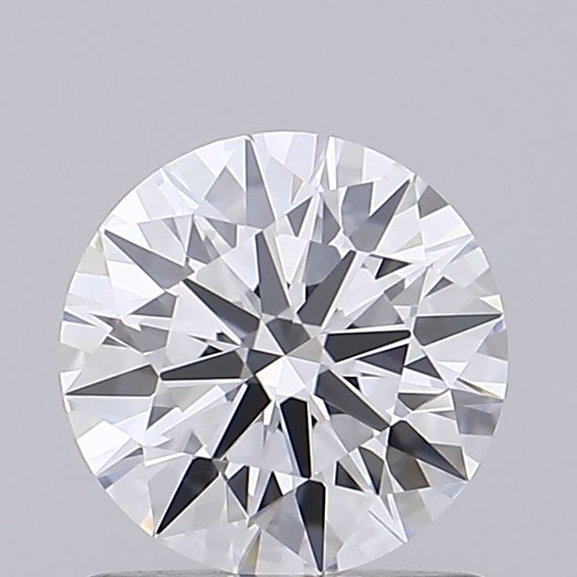 1.02 Carat Round Shaped, Ideal Cut, D Color, VVS2 Clarity, IGI Certified Lab Grown Diamond
