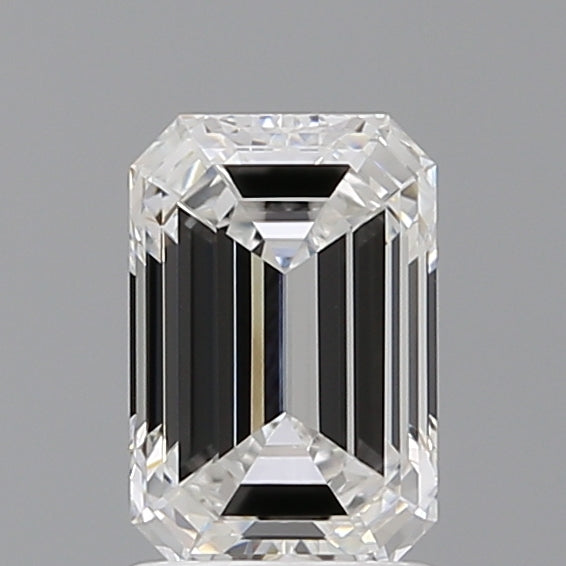1.59 Carat Emerald Shaped, Ideal Cut, E Color, VVS2 Clarity, IGI Certified Lab Grown Diamond