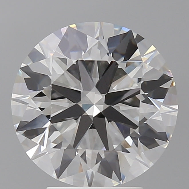 4.00 Carat Round Shaped, Ideal Cut, F Color, VVS2 Clarity, IGI Certified Lab Grown Diamond