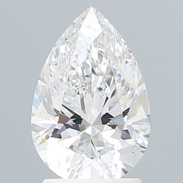2.05 Carat Pear Shaped, Excellent Cut, D Color, VS1 Clarity, IGI Certified Lab Grown Diamond