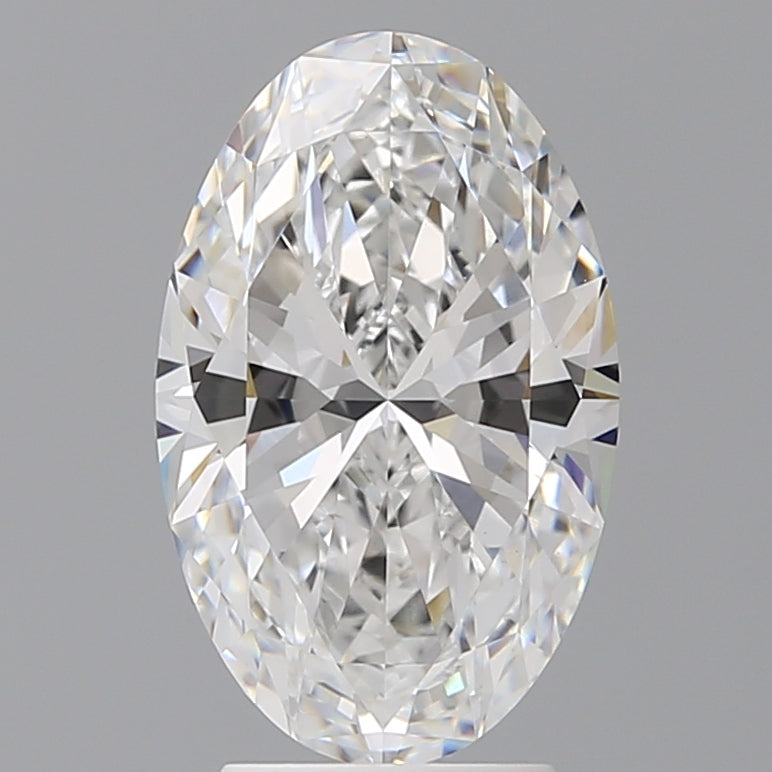3.50 Carat Oval Shaped, Ideal Cut, E Color, VVS2 Clarity, IGI Certified Lab Grown Diamond