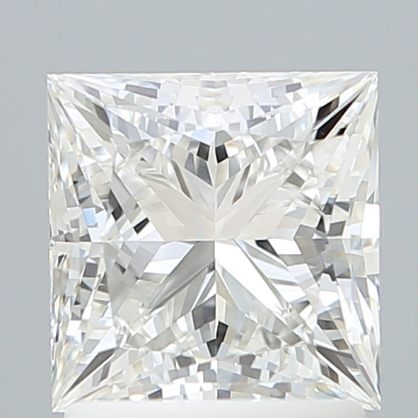 1.80 Carat Princess Shaped, Ideal Cut, F Color, VVS1 Clarity, IGI Certified Lab Grown Diamond