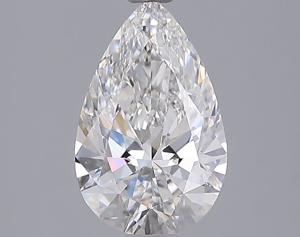 1.92 Carat Pear Shaped, Ideal Cut, E Color, VVS2 Clarity, IGI Certified Lab Grown Diamond