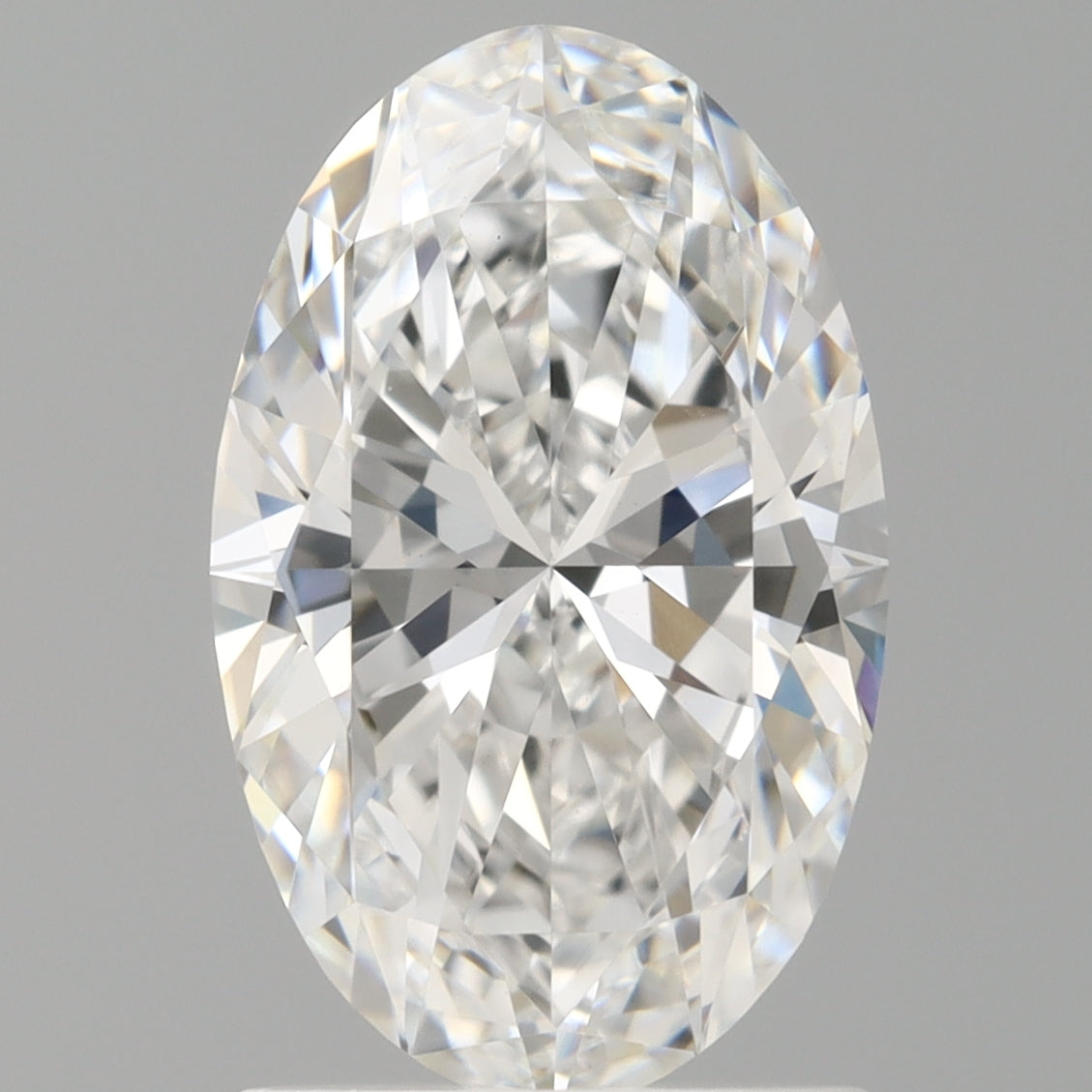 1.60 Carat Oval Shaped, Ideal Cut, D Color, VVS2 Clarity, IGI Certified Lab Grown Diamond