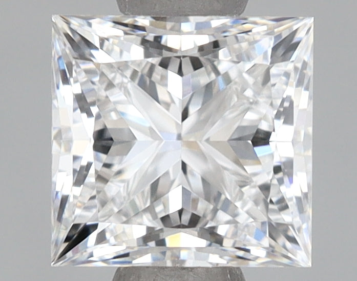 1.08 Carat Princess Shaped, Ideal Cut, E Color, VVS1 Clarity, IGI Certified Lab Grown Diamond