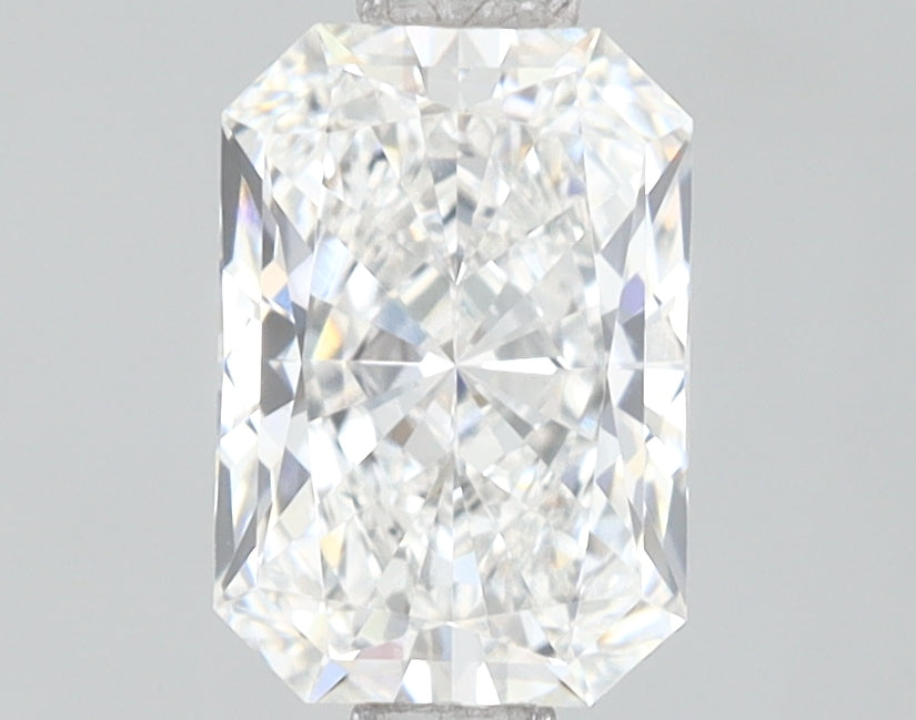 1.13 Carat Radiant Shaped, Ideal Cut, E Color, VVS2 Clarity, IGI Certified Lab Grown Diamond