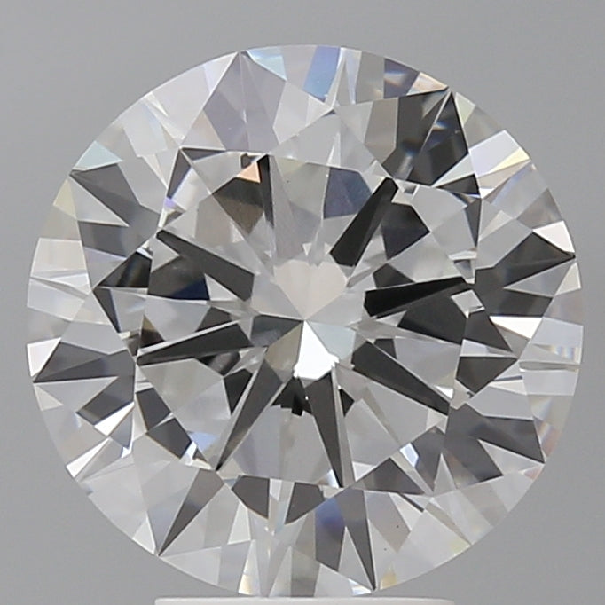 5.01 Carat Round Shaped, Excellent Cut, F Color, VS1 Clarity, IGI Certified Lab Grown Diamond