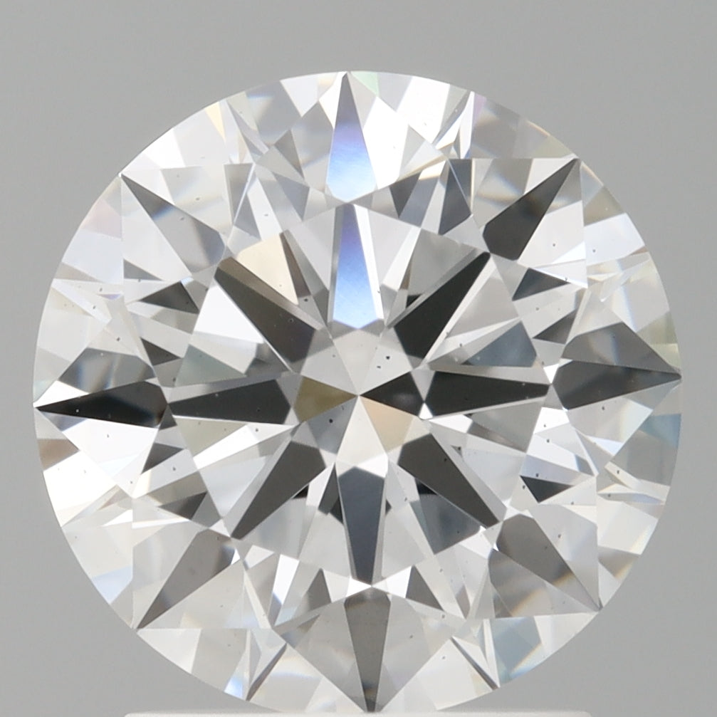 2.08 Carat Round Shaped, Ideal Cut, D Color, VS2 Clarity, IGI Certified Lab Grown Diamond