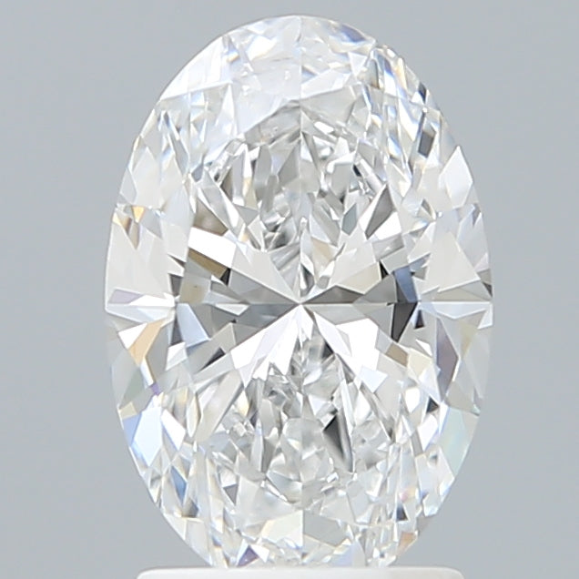 2.06 Carat Oval Shaped, Ideal Cut, D Color, VVS2 Clarity, IGI Certified Lab Grown Diamond