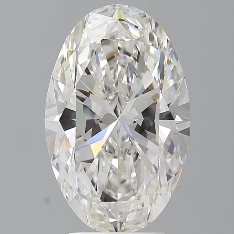 4.52 Carat Oval Shaped, Ideal Cut, F Color, VVS2 Clarity, IGI Certified Lab Grown Diamond