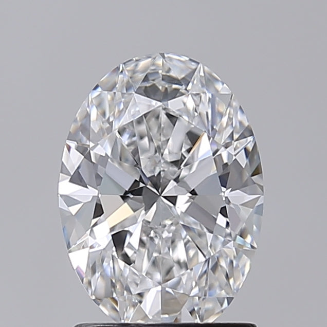 1.51 Carat Oval Shaped, Ideal Cut, D Color, VVS1 Clarity, IGI Certified Lab Grown Diamond
