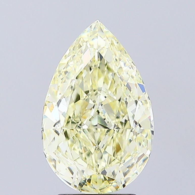 3.29 Carat Pear Shaped, Ideal Cut, VVS2 Clarity, IGI Certified Lab Grown Diamond