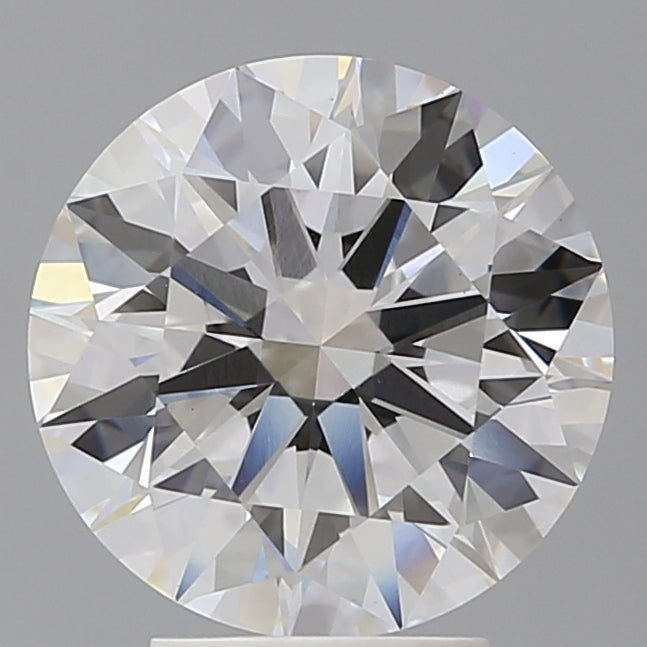 4.09 Carat Round Shaped, Ideal Cut, E Color, VVS2 Clarity, IGI Certified Lab Grown Diamond