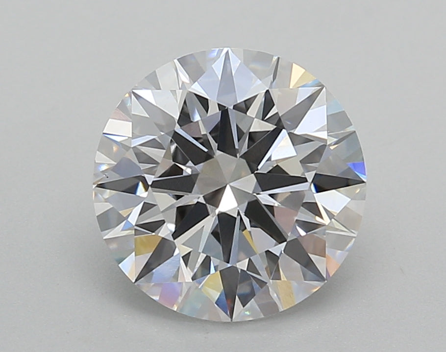 2.53 Carat Round Shaped, Ideal Cut, D Color, VS1 Clarity, IGI Certified Lab Grown Diamond