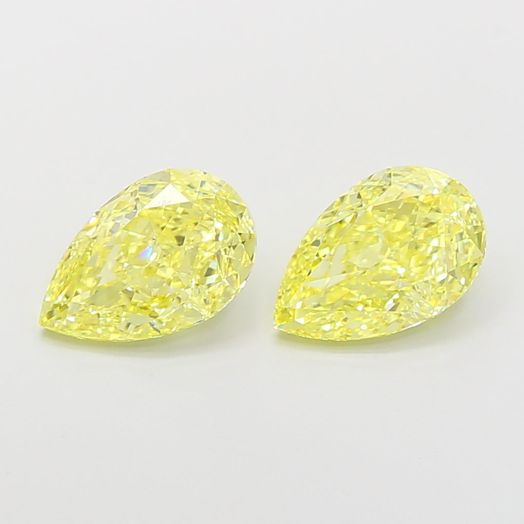 1.51 Carat Pear Shaped, Ideal Cut, VVS2 Clarity, IGI Certified Lab Grown Diamond