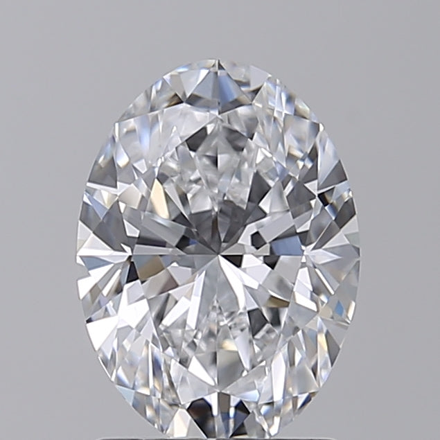 1.54 Carat Oval Shaped, Ideal Cut, D Color, VVS2 Clarity, GIA Certified Lab Grown Diamond