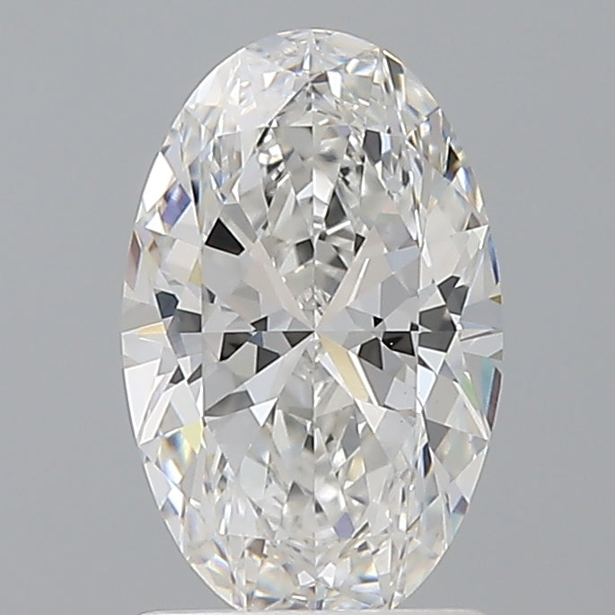 1.60 Carat Oval Shaped, Ideal Cut, E Color, VVS2 Clarity, IGI Certified Lab Grown Diamond