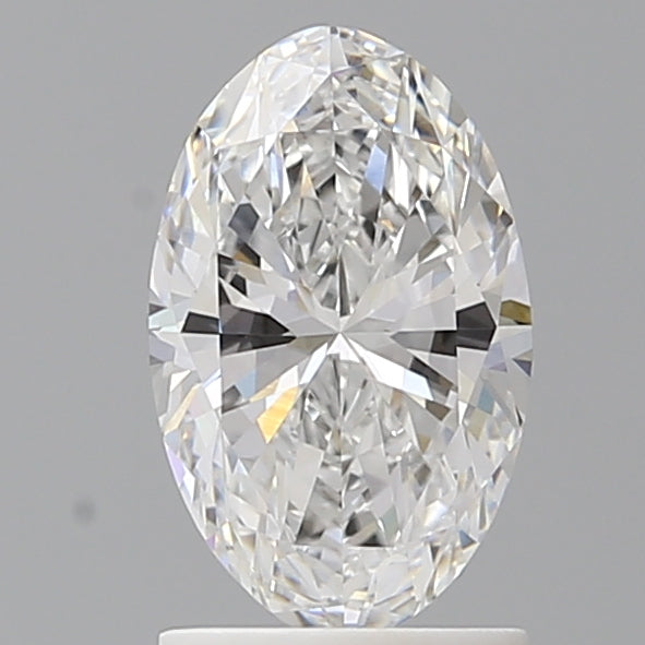 1.50 Carat Oval Shaped, Ideal Cut, E Color, VVS2 Clarity, IGI Certified Lab Grown Diamond