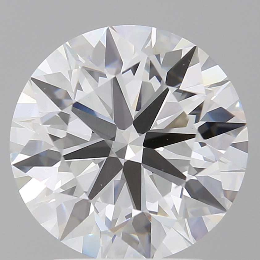 3.02 Carat Round Shaped, Excellent Cut, E Color, VS1 Clarity, IGI Certified Lab Grown Diamond