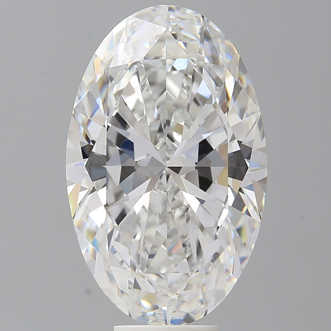 9.09 Carat Oval Shaped, Ideal Cut, E Color, VVS2 Clarity, IGI Certified Lab Grown Diamond