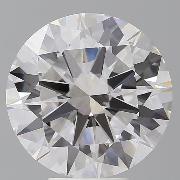 6.55 Carat Round Shaped, Excellent Cut, E Color, VVS2 Clarity, IGI Certified Lab Grown Diamond