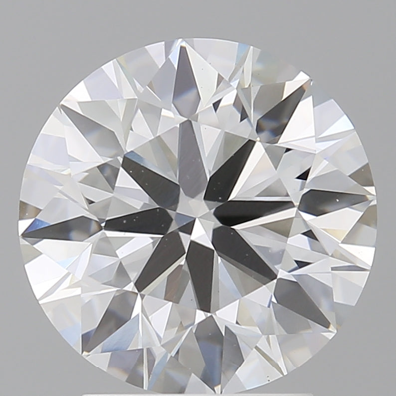 3.03 Carat Round Shaped, Ideal Cut, E Color, VVS2 Clarity, IGI Certified Lab Grown Diamond