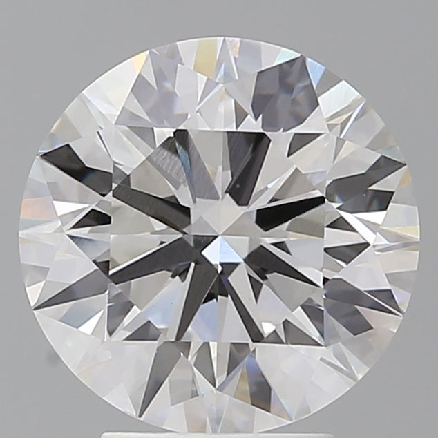 4.04 Carat Round Shaped, Ideal Cut, E Color, VVS2 Clarity, IGI Certified Lab Grown Diamond