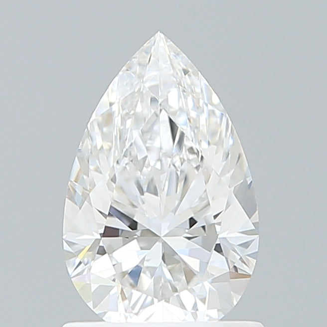 1.06 Carat Pear Shaped, Excellent Cut, E Color, VVS2 Clarity, IGI Certified Lab Grown Diamond
