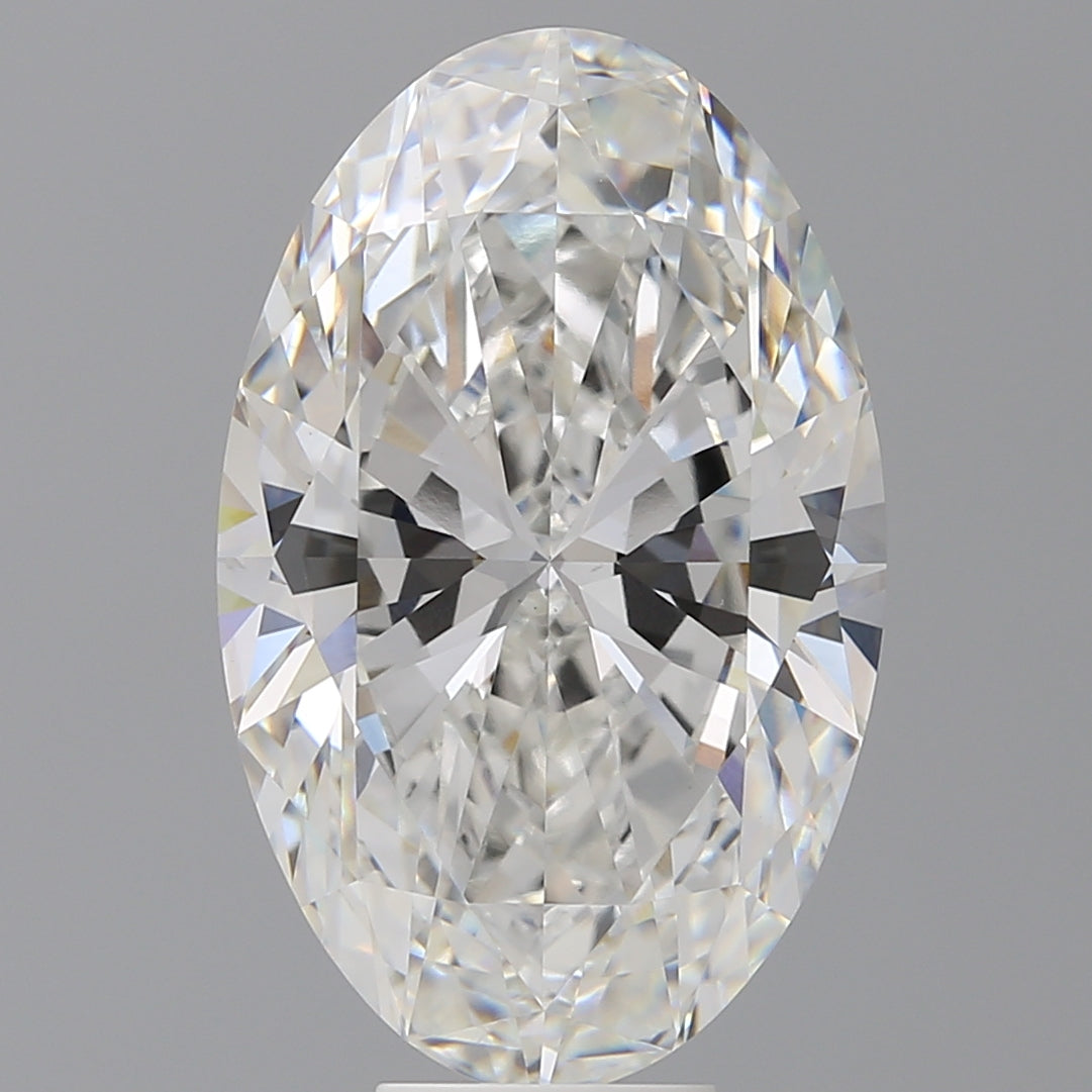 10.03 Carat Oval Shaped, Ideal Cut, F Color, VVS2 Clarity, IGI Certified Lab Grown Diamond