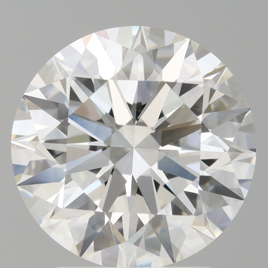 3.05 Carat Round Shaped, Ideal Cut, E Color, VVS2 Clarity, IGI Certified Lab Grown Diamond