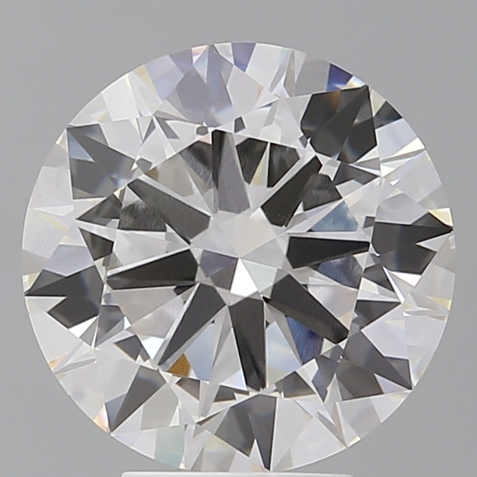 5.03 Carat Round Shaped, Excellent Cut, F Color, VVS2 Clarity, IGI Certified Lab Grown Diamond