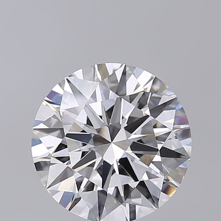 3.02 Carat Round Shaped, Ideal Cut, E Color, VVS2 Clarity, IGI Certified Lab Grown Diamond